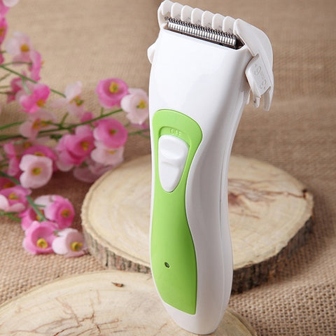 Hair Clipper Rechargeable Electric Clippers Haircut Tools For Children, Green and White, Blue and White