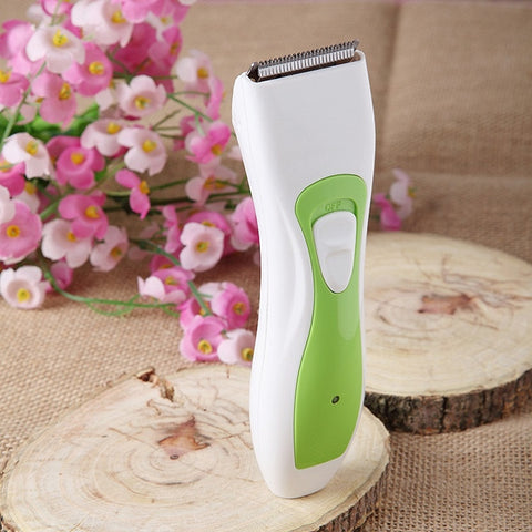 Hair Clipper Rechargeable Electric Clippers Haircut Tools For Children, Green and White, Blue and White