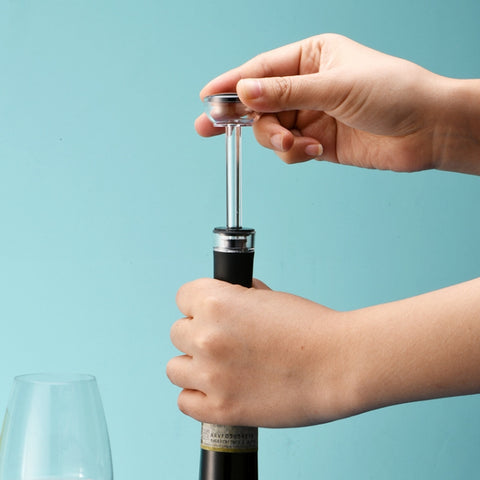 Metal Dust-Proof Sealed Vacuum Wine Bottle Cap Stopper, Style B SP-016