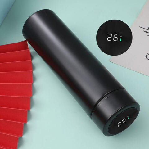 Smart Temperature Display 304 Stainless Steel Vacuum Flask Creative Business Cup For Male And Female Students, High-quality, Large-screen