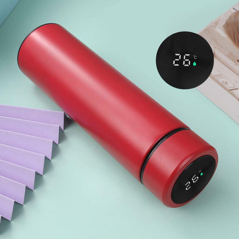 Smart Temperature Display 304 Stainless Steel Vacuum Flask Creative Business Cup For Male And Female Students, High-quality, Large-screen