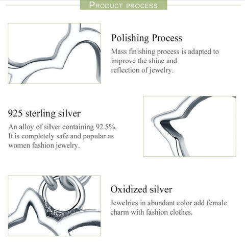 Cute Cat S925 Sterling Silver Lady Necklace With Zircon Inlaid Plain Silver Necklace, SCN188