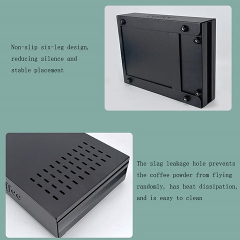 Stainless Steel Drawer Type Coffee Grounds Box Coffee Machine Supporting Equipment