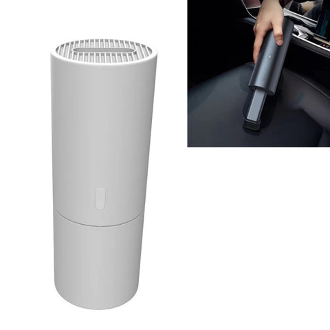 Creative Mini Handheld Portable Vacuum Cleaner USB Charging High Power Household Vacuum Cleaner, Space Gray, Pure White