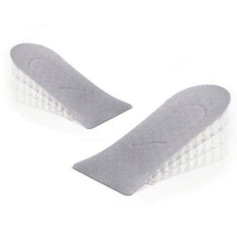 JF101 Invisible Transparent Silicone Heightening Pad Heel Heightening Insole Shock Absorption Half Pad, One Layer, Two Layer, Three Layer