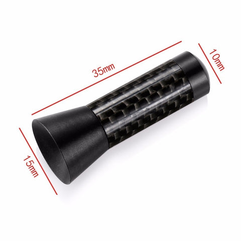 3.5cm Modified Metal Antenna Carbon Fiber Car Antenna Car Decorative Antenna, 3.5cm Modified Metal Antenna