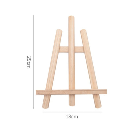 Wooden Desktop Mobile Phone Ipad Stand Flat Folding Mini Easel, Large, Small