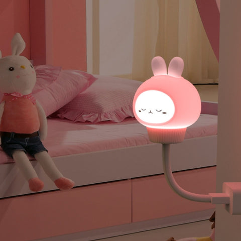 USB Night light LED Cute Bedroom Sleep Eye Protection Bedside Lamp, Regular Version, Remote Control Version
