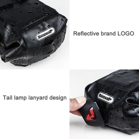 Rhinowalk Bicycle Tail Bag Waterproof Bicycle Saddle Bag Mountain Bike Back Seat Bag Riding Bag, TF550