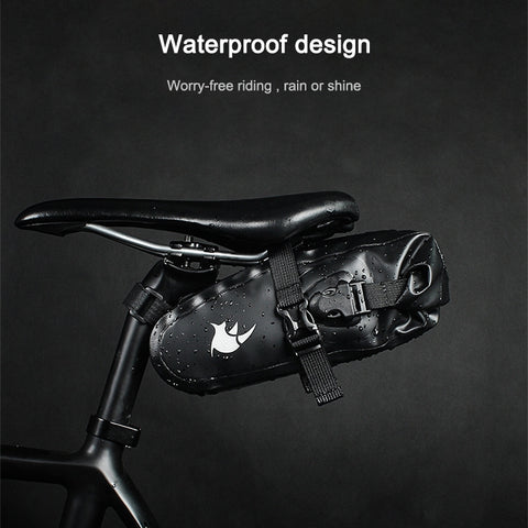 Rhinowalk Bicycle Tail Bag Waterproof Bicycle Saddle Bag Mountain Bike Back Seat Bag Riding Bag, TF550