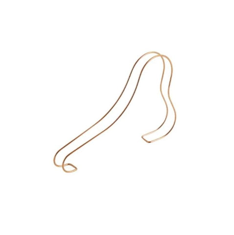 2 PCS Stainless Steel High Heels Display Stand Metal Elastic Shoe Support Shoe Support Bracket, Silver, Titanium, Rose Gold