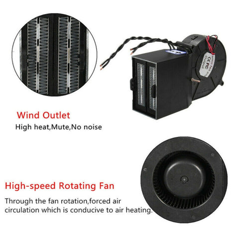 Car Heater Electric Heater Defroster Double PTC24V 300-500W, 24V 300-500W