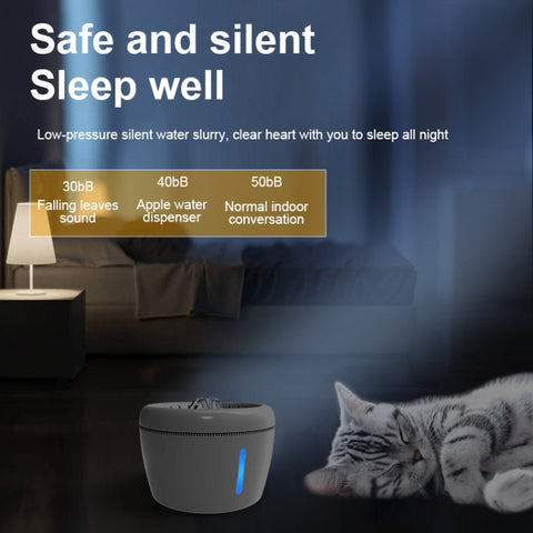 Pet Water Dispenser Electric Circulating Water Pet Water Dispenser, Basic, Night Light