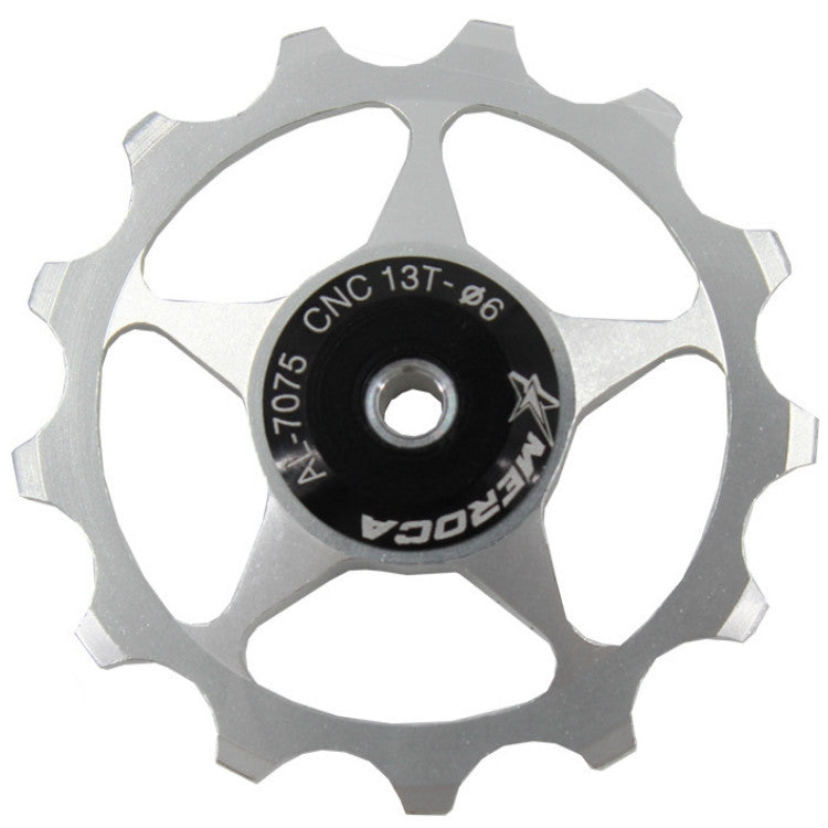 MEROCA Metal Bearings Mountain Bike Road Bike Rear Derailleur Guide Wheel 11T/13T Guide Wheel, 11T Black, 13T Black, 11T Red, 13T Red, 11T Blue, 13T Blue, 11T Purple, 13T Purple, 11T Silver, 13T Silver, 11T Electroplating Colorful                      ...