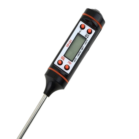 3 PCS Food Pen Type Thermometer Probe Type Electronic Digital Display Thermometer Liquid Barbecue Baking Oil Thermometer