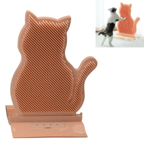 Fixed Door Seam Cat Rubbing Device Anti-itching & Hair Removal Massage Brush Pet Supplies, Blue, Pink, Brown