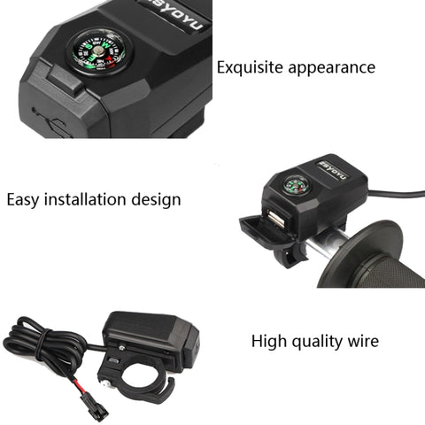 ZSYOYU Electric Car Charging Head Battery Car USB Mobile Phone Charger, USB Mobile Phone Charger