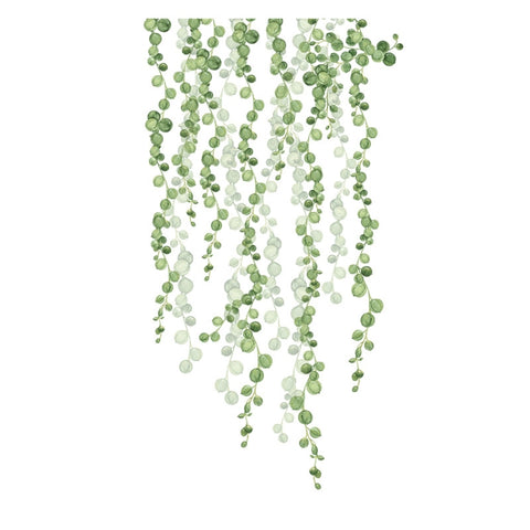Green Leaf Self-adhesive Removable Wall Stickers, Green Leaf