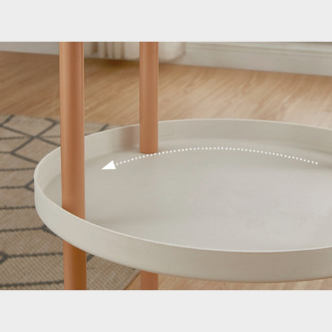 Luxury Movable Trolley Simple Kitchen Living Room Storage Tea Set Rack, Three Layers, Two Layers