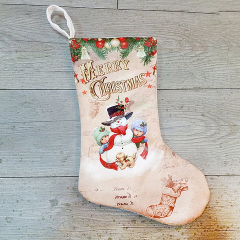 Christmas Stockings Pendant Christmas Decoration Gift Bag, Old Man Snowman, Snowman, Deer