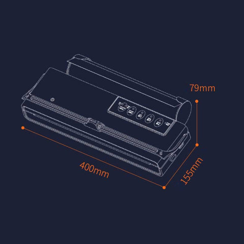 Household Food Machinery Vacuum Packaging Machine Nylon Composite Texture Vacuum Bag Sealing Machine, EU Plug, US Plug, UK Plug