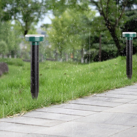 Solar Mouse Repeller Ultrasonic LED Manor Farm Rice Field Mouse Repeller Snake Repeller, Solar Mouse Repeller (Round ), Solar Mouse Repeller (Square)