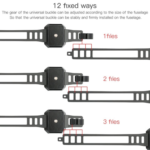 RCSTQ Universal Expansion Buckle for DJI Mavic Air 2 Pro / Femi FIMI Drone, Expansion Buckle