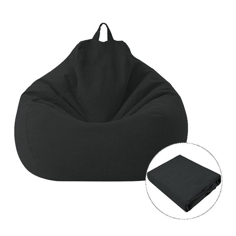 Lazy Sofa Bean Bag Chair Fabric Cover, 70x80cm, 80x90cm