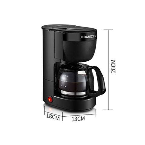 Homezest Household Small Coffee Maker Automatic Mini Drip Coffee Machine, UK Plug, EU Plug