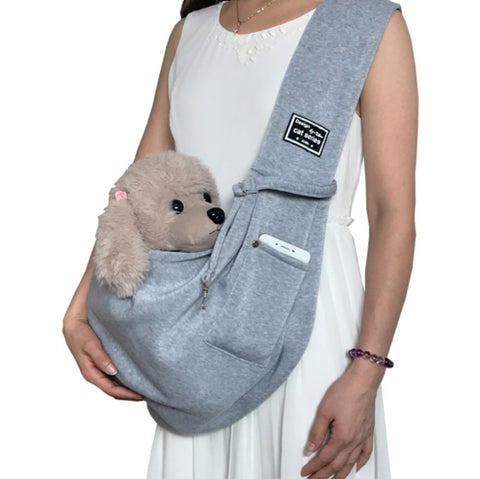 Pet Outing Carrier Bag Cotton Messenger Shoulder Bag, Yellow, Brown, Blue, Khaki, Black, Gray, Dark blue