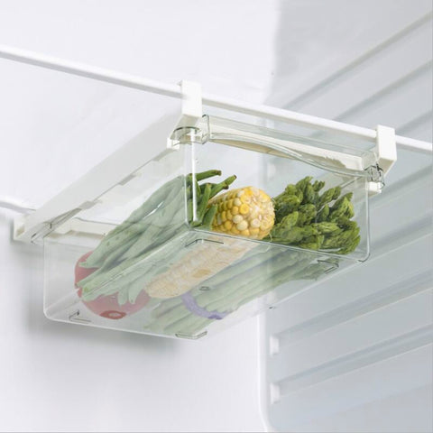 Refrigerator Storage Box Drawer Type Square Household Multifunctional Food Preservation Box, 1 Egg Box, 1 Fresh Box, 2 Egg Box, 2 Fresh Box, 1 Egg Box + 1 Fresh Box, 1 Box Without Hook