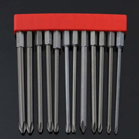12 PCS / Set Screwdriver Bit With Magnetic S2 Alloy Steel Electric Screwdriver, 1, 2, 3, 4, 5, 6, 7, 8, 9, 10, 11, 12, 13