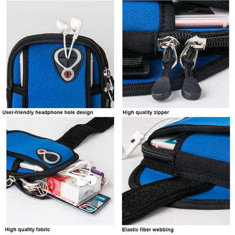 Waterproof Neoprene Phone Running Protective Outdoor Wrist Sports Arm Bag, TBD047713301A, TBD047713301B, TBD047713301C, TBD047713301D, TBD047713301E