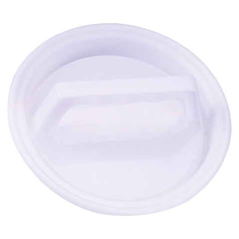 Round Shape Hamburger Press Food-Grade Plastic Hamburger Meat Beef Grill Burger Press Patty Maker Mold Mould Kitchen Tool, 2PCS White