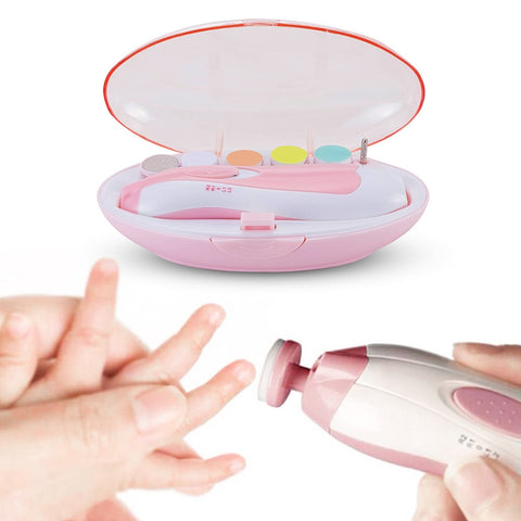 Electric Safe Nail Clipper Cutter Baby Nail Trimmer Manicure Pedicure Clipper Cutter