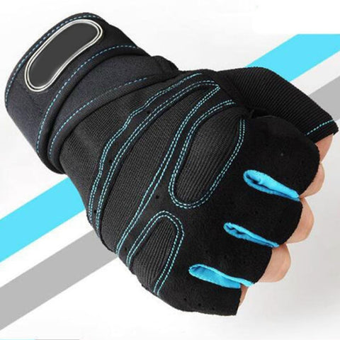 Gym Gloves Heavyweight Sports Exercise Weight Lifting Gloves Body Building Training Sport Fitness Gloves, M, L, XL