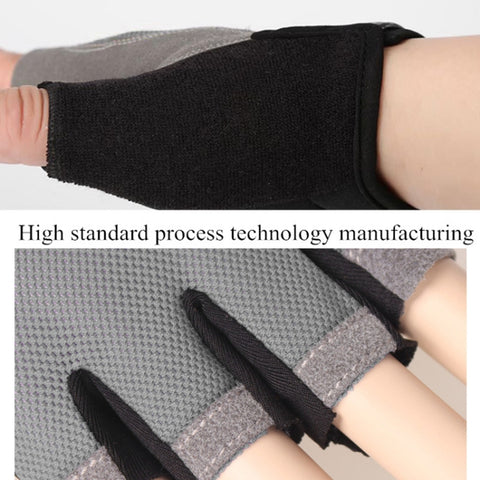 Summer Men Women Fitness Gloves Gym Weight Lifting Cycling Yoga Training Thin Breathable Antiskid Half Finger Gloves, S, M, L, XL
