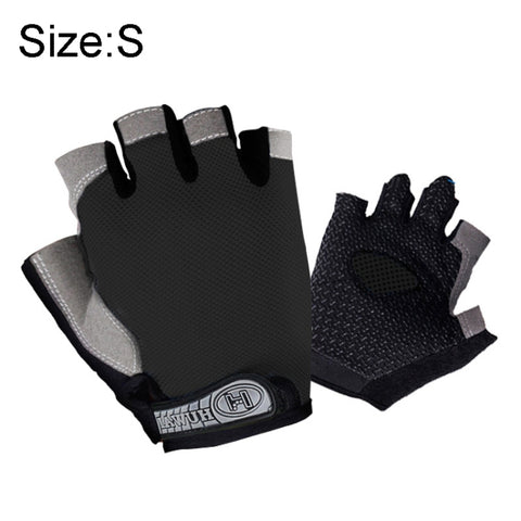 Summer Men Women Fitness Gloves Gym Weight Lifting Cycling Yoga Training Thin Breathable Antiskid Half Finger Gloves, S, M, L, XL