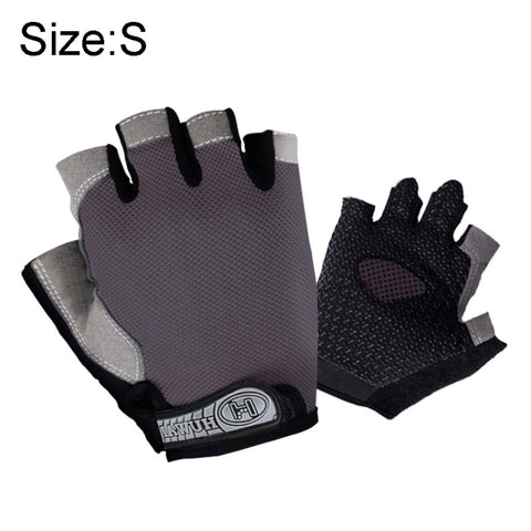Summer Men Women Fitness Gloves Gym Weight Lifting Cycling Yoga Training Thin Breathable Antiskid Half Finger Gloves, S, M, L, XL