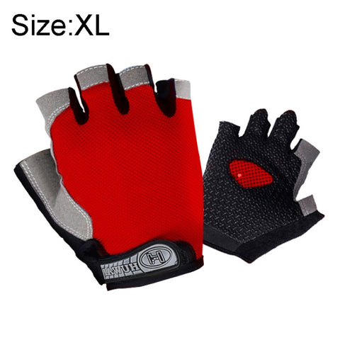 Summer Men Women Fitness Gloves Gym Weight Lifting Cycling Yoga Training Thin Breathable Antiskid Half Finger Gloves, S, M, L, XL