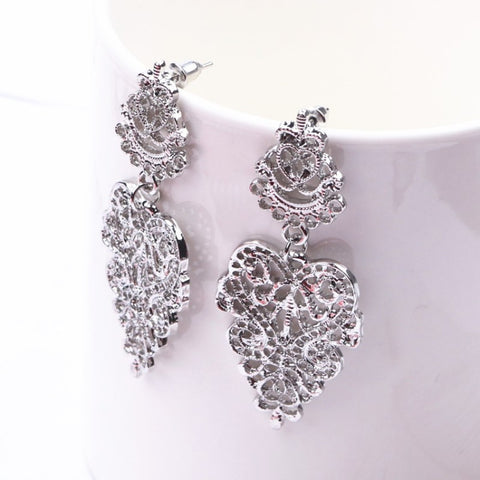 Bohemian Wild Pendants Drop Earrings, Gold, Silver