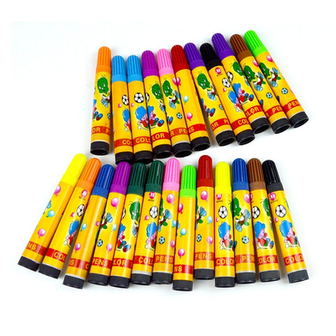 86 PCS Children Drawing Painting Art Set Blue Water Color Pen Crayon Oil Pastel Paint Brush Drawing Tool
