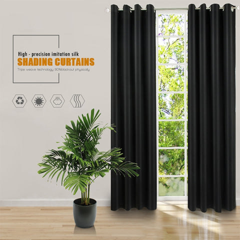 High-precision Curtain Shade Cloth Insulation Solid Curtain, 42x84 Inch（107x213CM）, 52x63 Inch（132x160CM）, 52x84（132x213）