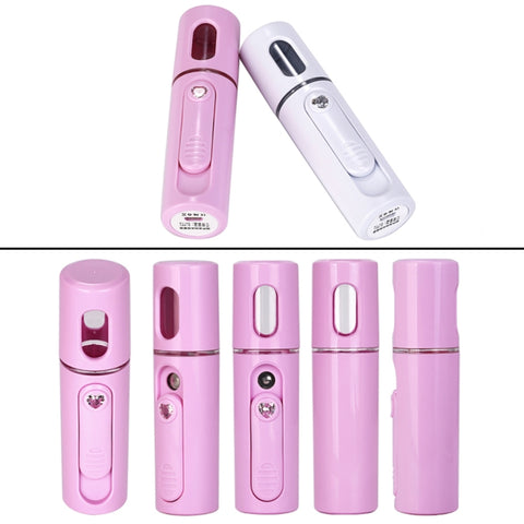 Facial Steamer Nano Steamer Handy  Face Moisture Sprayer Rechargeable Mini USB Charging