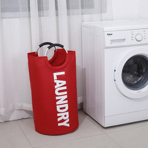 Portable Waterproof Hamper Dirty Clothes Large Collapsible Washing Laundry Basket Bag