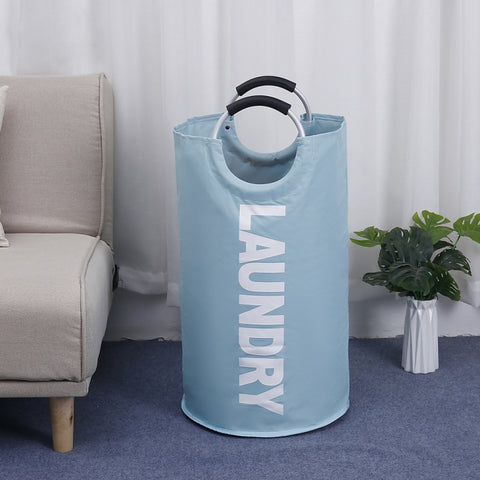 Portable Waterproof Hamper Dirty Clothes Large Collapsible Washing Laundry Basket Bag
