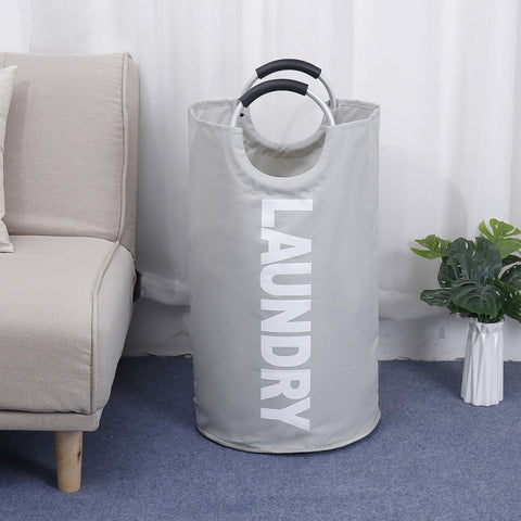 Portable Waterproof Hamper Dirty Clothes Large Collapsible Washing Laundry Basket Bag