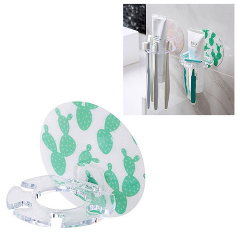 Plastic Toothbrush Holder Toothpaste Storage Tooth Brush Dispenser, WHITE, Pink, Green