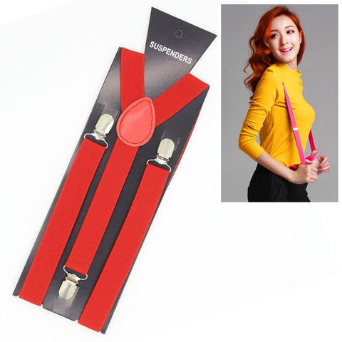 Candy-colored Stretch Polyester Adjustable Shoulder Strap Clip