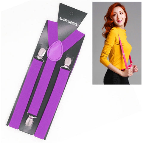 Candy-colored Stretch Polyester Adjustable Shoulder Strap Clip